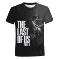The Last of Us 2 T Shirt Men Women Summer Fashion Casual 3D Printed Short Sleeve Hot Game T-shirt Harajuku Streetwear Tee Tops. 