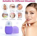 Ice Cube Roller Massager for Face, Eyes and Neck Naturally Conditioning and Skin Care, De-Puff Eye Bags, Reduce Migraine Pain, Shrink Pores Anti Wrinkle Reusable Massage Silicone Ice Mold. 
