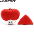 JASTER Love heart style usb flash drive pen drive 4gb 8gb 16gb 64GB 32GB usb stick pendriver USB 2.0 u disk thumb drive necklace. 