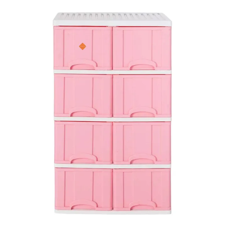 Phoenix 8 pcs Drawer Classic Cupboard -Heavy Duty Plastic - 2 years warranty