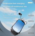 Anrushide K65 Lavalier Business Bluetooth 5.2 Headphone Incoming Call Remind Fashion Voice Noise life 20 Hours One-Click Photo Wireless Headset. 