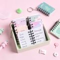 Dinosaurs Mini Notebook Pocket Notepads Keychain Coil Book Kawaii Stationery Planner Cahier Cuadernos Journal Libretas Note Book. 