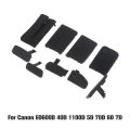 NEW High Quality Rubber Door Bottom Cover For Canon EO600D 40D 1100D 5D 70D 6D 7D USB Camera Jessica. 