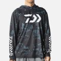 Daiwa Summer Thin Ice Silk Sportswear Hoodie round Neck Long Sleeve Men's Casual Sports Fishing Fishing Suits. 