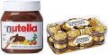 Nutella Hazelnut Spread, 350g and Ferrero Rocher Chocolate, (16 Pcs) 200g (Imported) Combo Pack. 