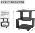VTEC FURNITURE Modern Nightstand / Bedside Table / Side Cupboard. 