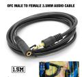 OFC Male to Female 3.5mm Audio Cable. 