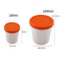 Ice Cream Containers Cup Reusable Freezer Storage Tubs With Tight Sealing Lid. 