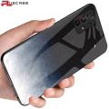 PlusCase for Samsung Galaxy A13 4G Case Glass Nebula Pattern Hard Shockproof Phone Back Cover. 