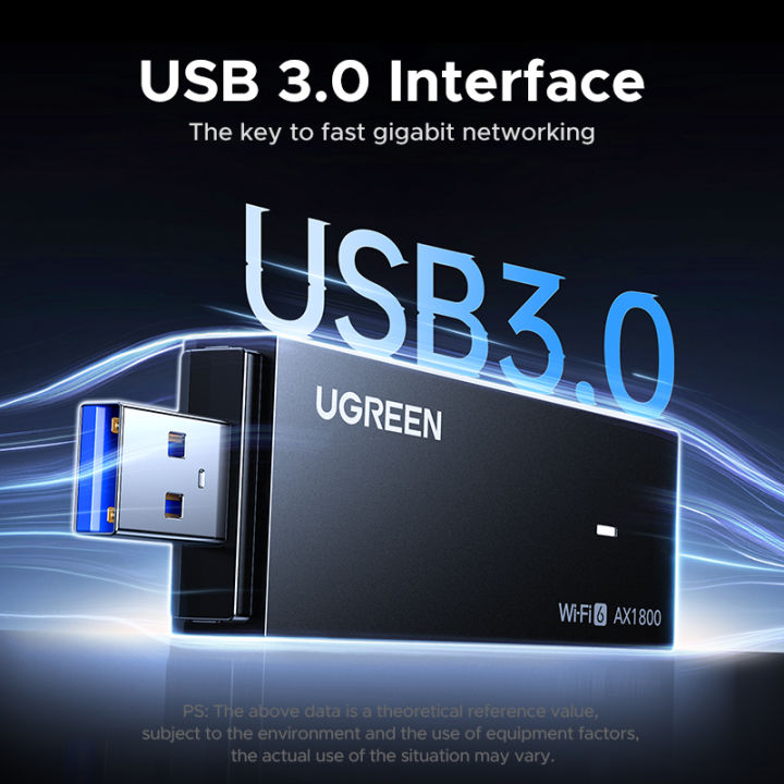 UGREEN%20AX1800%20USB%20'W'iFi'%206%20Adapter%20for%20PC%20Laptop%201800Mbps%205G%202.4G%20Dual%20Band%20'W'iFi'%20Dongle%20High%20Speed%20USB%203.0%20Wi-re-le-ss%20Network%20Adapter%20Plug%20and%20Play%20for%20Windows%2010/11%20-%20Image%203
