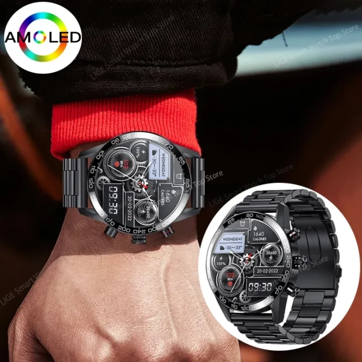 Lige%20360%20AMOLED%20HD%20Screen%20Watch%20For%20Men%20Smart%20Watch%20Bluetooth%20Calling%20Smartwatch%202023%20Fashion%20Business%20Clock%20New%20Smartband%20Man%20-%20Image%203