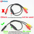 Car Rca Cvbs Female To 4 Pin Male Conversion Cable For Rear View Dvr Mirror Parking Monitors Connect Reversing Backup Camera. 