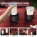 【ThinkWay】2Pcs 3-IN-1 Universal Car Seat Headrest Cup Holder Hook Storage Box Multipurpose  Bracket Drink Cup Stand Umbrella Handbag Hanging Rack. 