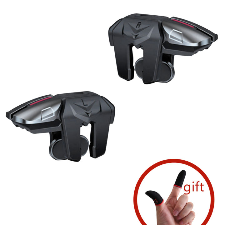 Brand%20New%20Sarafox%20F6%206%20Finger%20Mobile%20Game%20Trigger%20Controller%20Alloy%20Gamepad%20Joystick%20Aim%20L1%20R1%20Key%20Button%20for%20IPhone%20-%20Image%202