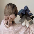 Cute Bow Rubber Band Lamb Wool Bowel Hair Rings Knitted Wool Plush Ponytail Hair Tie Headwear Scrunchies Girls Hair Accessories ANLAN. 