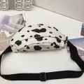 【New release】Women Cow Print Waist Fanny Pack Belt Pouch Travel Hip Bum Shoulder Bag Purse Bag Hot. 