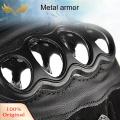 SuperRide Outdoor Sports Gloves Stainless Steel Shell Hard Shell FItness Fighting Gloves. 