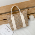 Handcrafted design Wicker handbag Versatile Eco-friendly Bohemian style Beach straw bag Lightweight Natural material Rattan basket bag for Beach vacation Poolside accessory Summer Picnic Casual outing. 