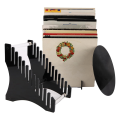 Vinyl Record Storage Holder Album Storage Organizer Display Stand Portable Book Display Stand. 
