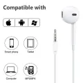 Wired Earphones with Mic – 3.5mm | Universal for iPhone, Samsung, Oppo | A+ Audio Quality | SL STORY earphone with mic, 3.5mm headset, wired headphones, universal earphones, iphone earphones, samsung headset, SL STORY, original quality earphone. 