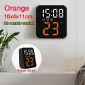 wall clock LED Large Digital Wall Clock Remote Control Temperature Date Week Display Adjustable Brightness Modern Living Room Alarms Clocks. 