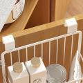 Railing Storage Holder Versatile Kitchen Organization Grid Storage Organizer Bathroom Hanging Basket Over-the-door Storage Rack. 