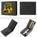 2024 Cobra Kai Movie Men's Wallet New Popular Leather ID Card Credit Card Business Card Holder Zipper Wallet Foldable Coin Purse. 