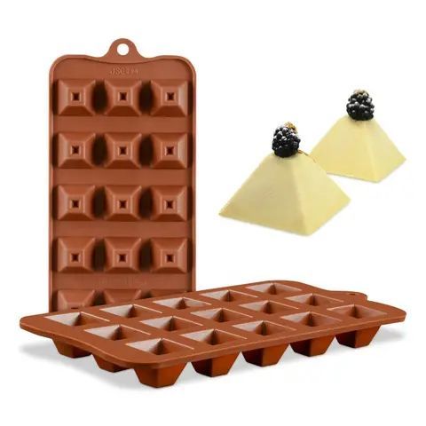 Silicone%20Moulds%20for%20Melting%20Chocolate,%20Square%20Shape%20Chocolate%20Candy%20Ice%20Cube%20Easy%20to%20Clean%20Baking%20Supplies%20-%20Image%208