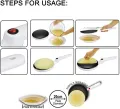 Sinbo Electric Non Stick Crepe Maker With Auto Power Off, Portable Crepe Maker & Non-Stick Dipping Plate, ON/OFF Switch, Nonstick Coating & Automatic Temperature Control. 