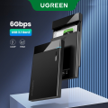 UGREEN 2.5" Hard Drive Enclosure, USB 3.0 to SATA III for 2.5 Inch SSD & HDD 9.5mm 7mm External Hard Drive Case Support Max 6TB with UASP Compatiable for Sea'gate, Toshiba, Samsung, Hitachi. 