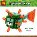 【NextGenGadgets】Minecraft Guardian Iron Golem Withered Wraith Great Molten Rock Compatible LEGO Building Blocks Minifigure. 