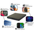 External CD/DVD Drive for Laptop, USB 3.0 CD  Portable CD/DVD Optical Drive Player  Compatible with Laptop Desktop PC MacBook Mac Windows Linux OS (Black). 