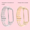 For Samsung Galaxy Fit 2 SM-R220 Discoloration in Light TPU Watch Band. 