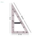 Large Math Geometry Ruler Math Teaching Aid for White Board Black Board 60 Degree Ruler. 