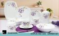 TRADEWING Glass Dinner Set Opal Glassware 47 Pcs Dining Set. 