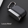 Luxury Metal Cover Case For Pro Case With Keychain Bluetooth Case For Airpod 3 For Air Pods Pro Earphone. 