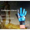 Full Finger Goalkeeper Gloves Football Keeper Protective Glove Outdoor Soccer Goalie Equipment Non-slip Damping Breathable Children adults Sarung tangan penjaga bola sepak. 