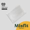 Osso Zipper Pocket A5 B5 File Ziplock Bag Binder Transparent Loose Leaf Transparent Clear Clear Document Accessories. 