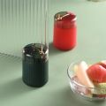 【HOT】 Simple Toothpick Box Toothpick Dispenser Automatic Eject Toothpick Jar Household Convenient Gift Home Gadget. 