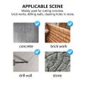 Concrete Hole Saw Kits SDS Plus Shank Wall Hole Cutter Cement Drill Bit Sets(30, 40, 60mm), with 220mm Connecting Rod. 