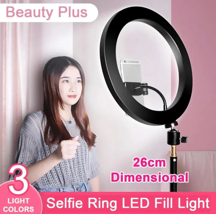 RGB%20LED%2010inch%20Ring%20Light%20Stand%20Selfie%20Tripod%20Phone%20Live%20Makeup%20Holder%20Dimmable%20full%20set%20-%20Image%208