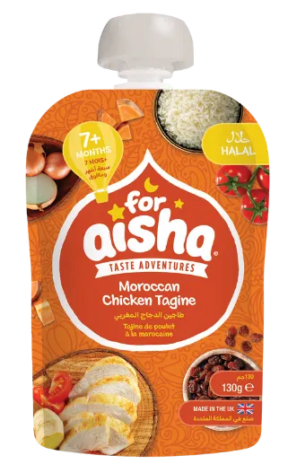 For Aisha Moroccan Chicken Tagine 7Months+ 130G