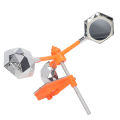 Solar Sound Light Bird Repeller, White Solar Bird Deterrent 360° Rotating for Farm. 