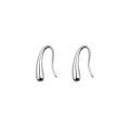 925 Sterling Silver Water Drop Shape Earrings for Women Simple Temperament Ins Retro Jewelry Party Birthday Gifts. 