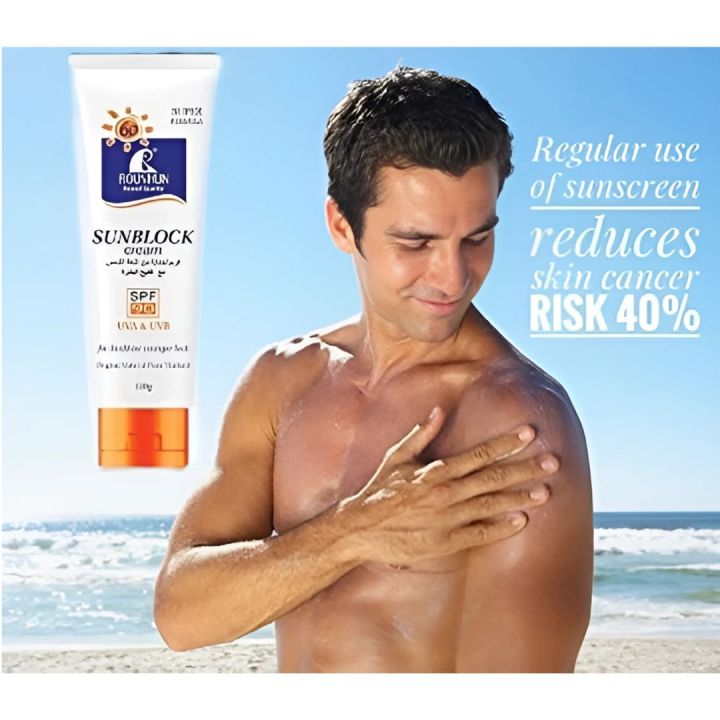 ROUSHUN%20Sun%20Cream%20protection%20SPF60%20Waterproof%20Moisturizing%20Sunscreen%20Sun%20protection%20Cream%20100g%20-%20Image%203