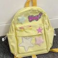 Milky Yellow Girl Cute Schoolbag XINGX ins  Backpack College Student Soft Girl Japanese Backpack College Style Lightweight. 