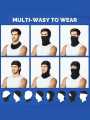 Ice Silk Face Mask UV Protection | Motorcycle Riding Sun Shield Head Cover | Breathable Cooling Full Face Mask for Men Women | Dust Proof Windproof. 