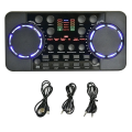 V300 Pro Sound Card Bluetooth-Compatible Audio Interface Mixer DJ Digital Effect Noise Reduction Console USB Record. 