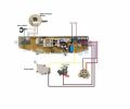original Samsung washing machine 4 button PCB Circuit WA60H4100HY (DC92-00389A) washing machine parts. 