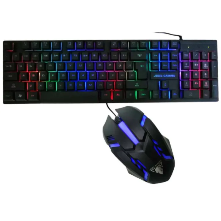Jedel GK110+(RGB) / Kaku KSC-502 / MIXIE / Jedel GK130(RGB) USB wired keyboard and mouse combo pack gift pack super quality kaku 502 combo pack ksc502 MIXIE X2 & X7s